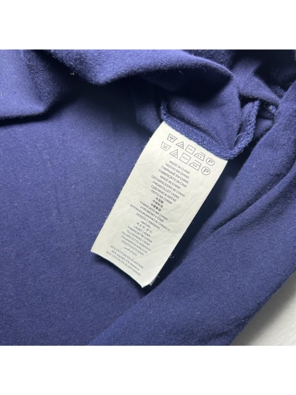 MICHAEL KORS T-shirt Dress Women Size Small Stretch Cotton Navy Blue - Picture 4 of 7